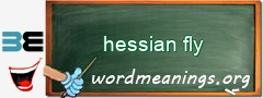 WordMeaning blackboard for hessian fly